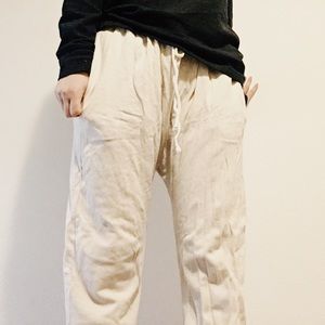 Lauren Manoogian white sweatpants